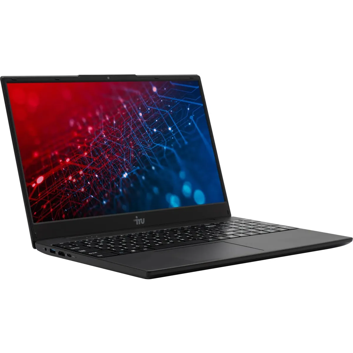 Ноутбук IRU Tactio 15ALG (2023565) Core i3 1215U 8Gb SSD256Gb Intel Iris Xe graphics 15.6" IPS FHD (1920x1080) Free DOS black 4500mAh