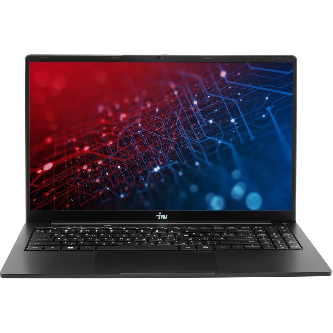 Ноутбук IRU Strato 15ALID4-2168022 Core i3 1315U 8Gb SSD256Gb Intel UHD Graphics 15.6" IPS FHD (1920x1080) без ОС black WiFi BT Cam 6000mAh