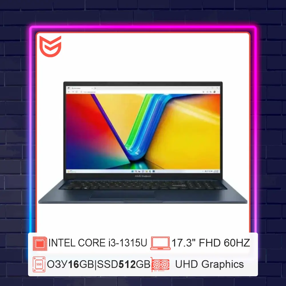 17.3" Ноутбук ASUS X1704VA-AU778