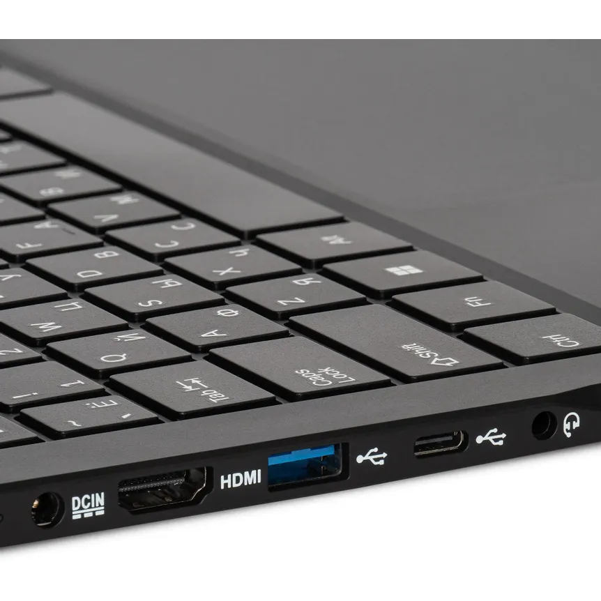 Ноутбук IRU Planio 15ING-2140840-Win11P Celeron N4500 16Gb SSD512Gb Intel UHD Graphics 15.6" IPS FHD (1920x1080) 64 black WiFi BT Cam 6000mAh