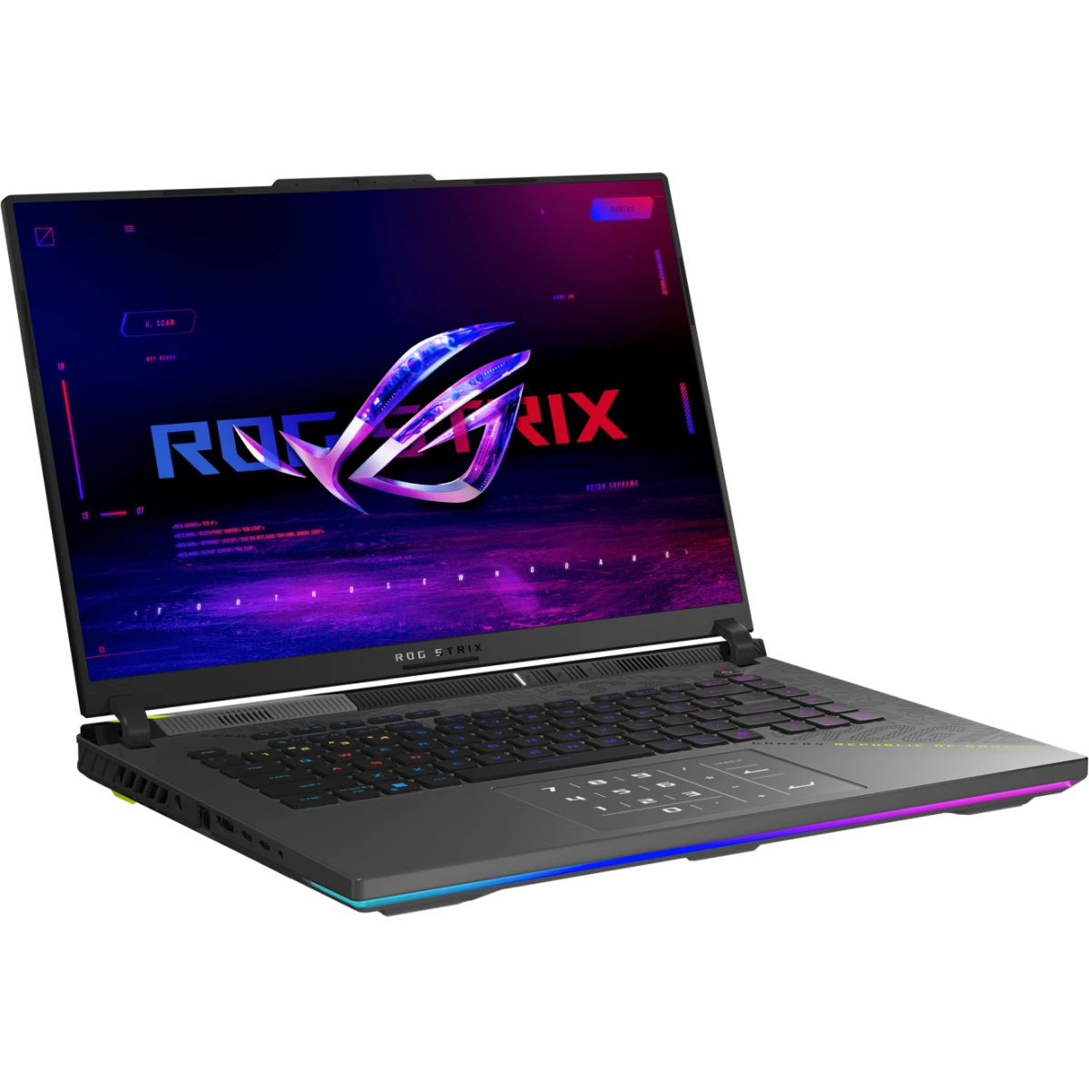 Ноутбук Asus ROG Strix G16 Ryzen 9 8940HX 16Gb SSD1Tb NVIDIA GeForce RTX 5070 8Gb 16" IPS FHD+ (144Ghz) grey