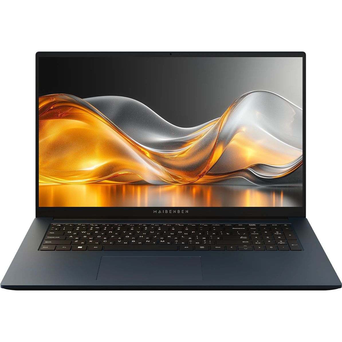 Ноутбук Maibenben M17A-R574UM (M17A-R574UM0F3RLU4EB1-Linux) 17.3" FHD IPS 144Hz, AMD R5-7430U, 16Gb, 256Gb + 256Gb SSD, синий (мышка + коврик)
