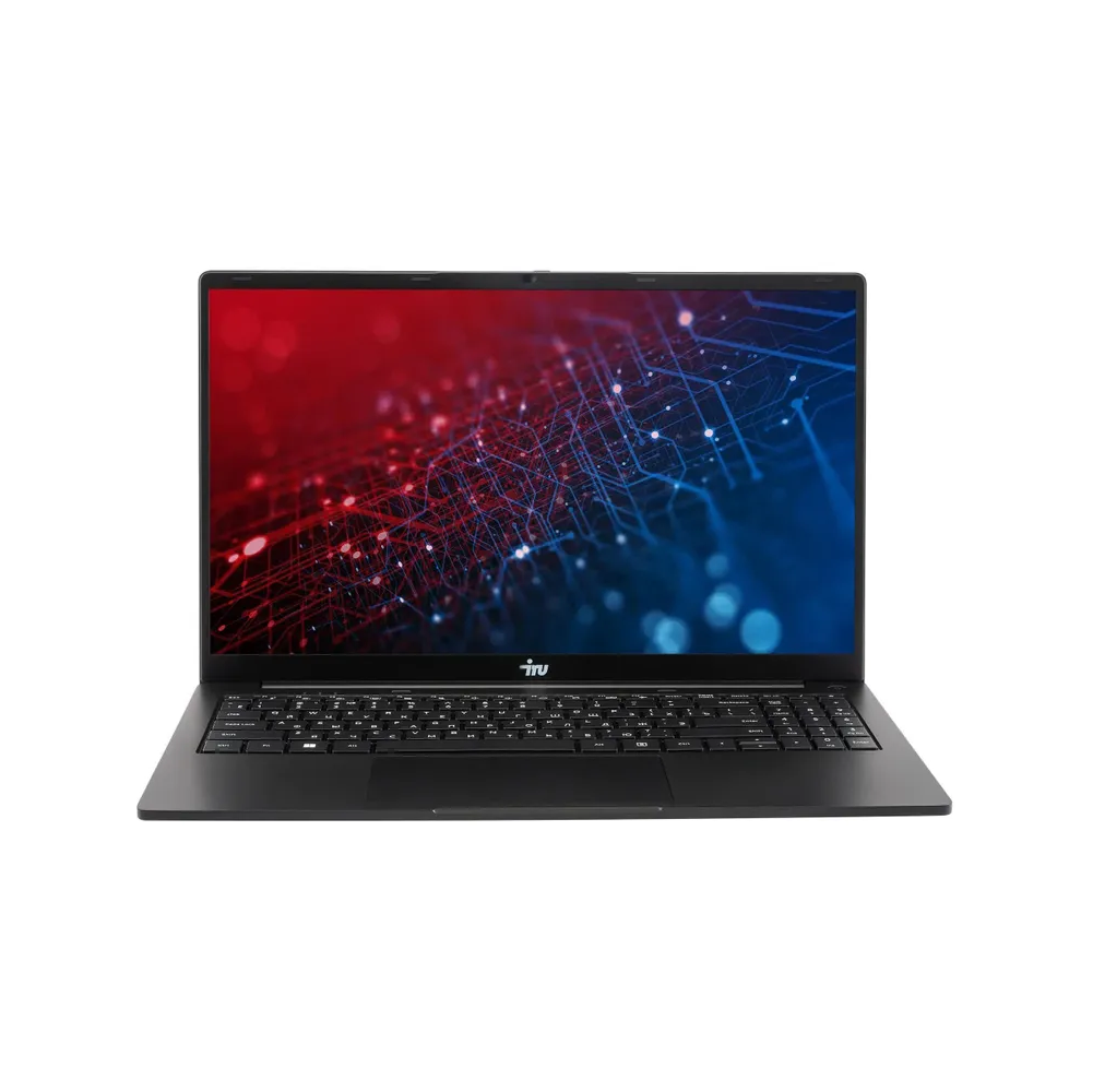 Ноутбук IRU Strato 15ALID5 (2147988) Core i3 1315U 8Gb SSD256Gb Intel UHD Graphics 15.6" IPS FHD (1920x1080) FreeDOS black WiFi BT Cam 6000mAh