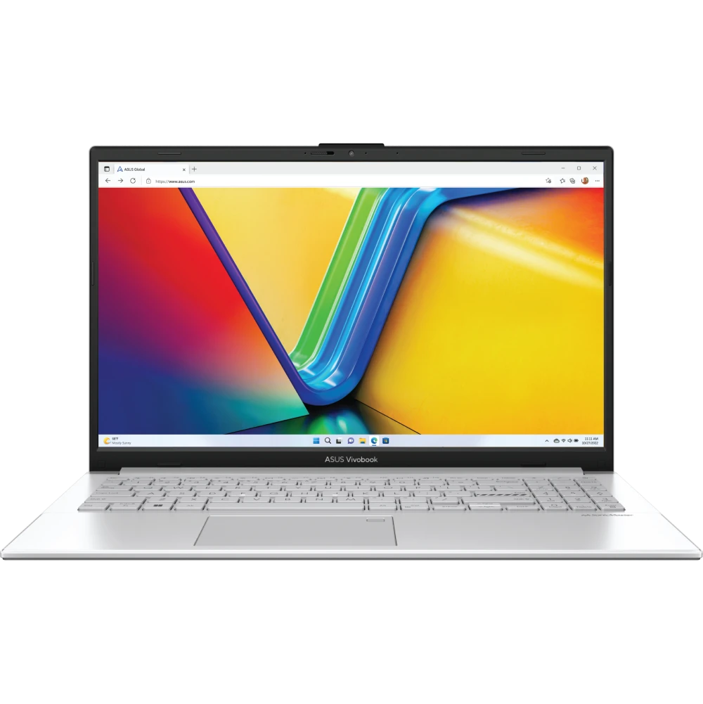 Ноутбук ASUS Vivobook Go 15 E1504GA-WS35 (90NB0ZT1-M01390-Win11) Intel Core i3-N305/8Gb (1*8 D4)/SSD256Gb/UMA/15.6"/IPS/FHD/1920x1080 SL English/Silver