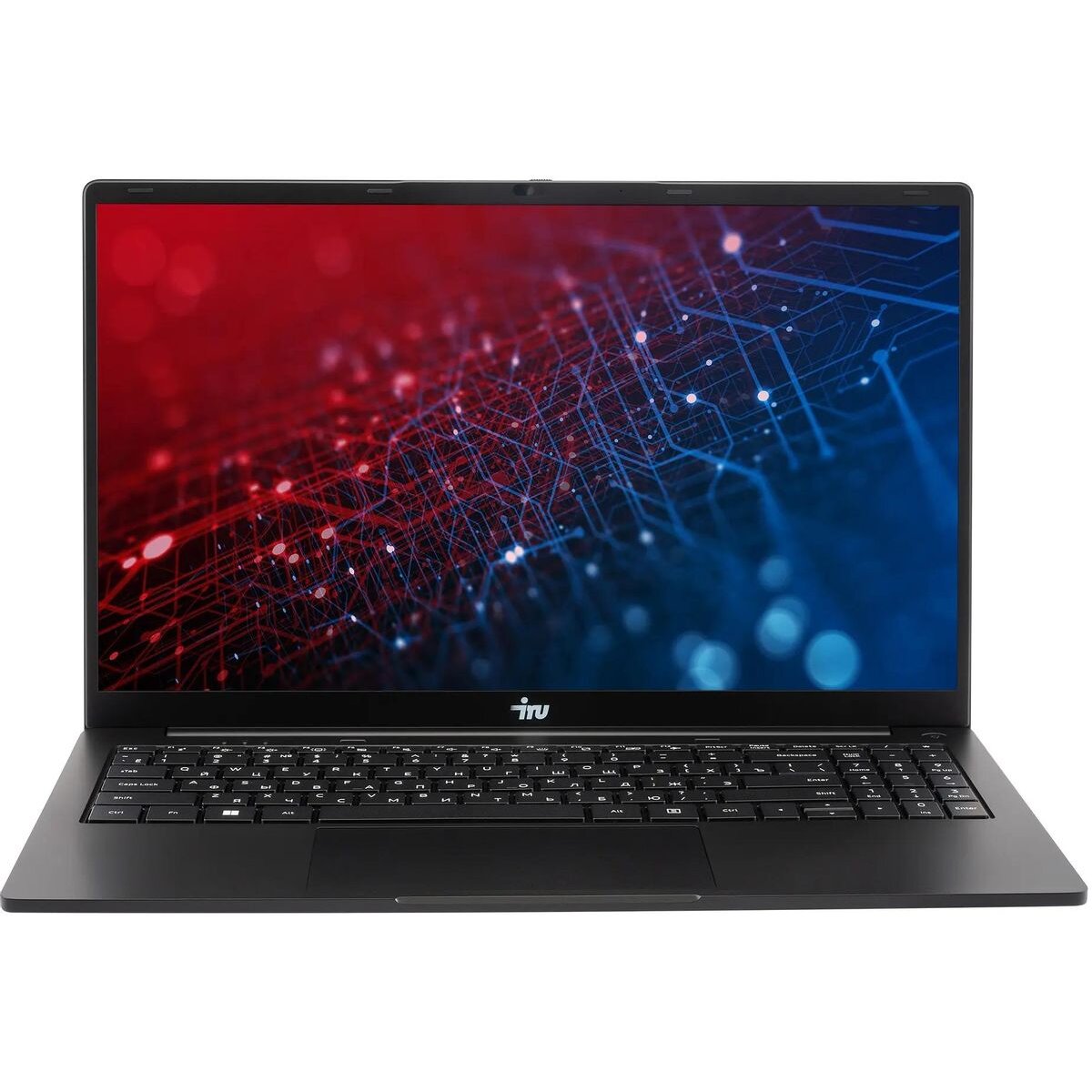 Ноутбук IRU Strato 15ALID5 (2150071-Win11Pro) Core i5 1235U 8Gb SSD256Gb Intel UHD Graphics 15.6" IPS FHD (1920x1080) black WiFi BT Cam 6000mAh