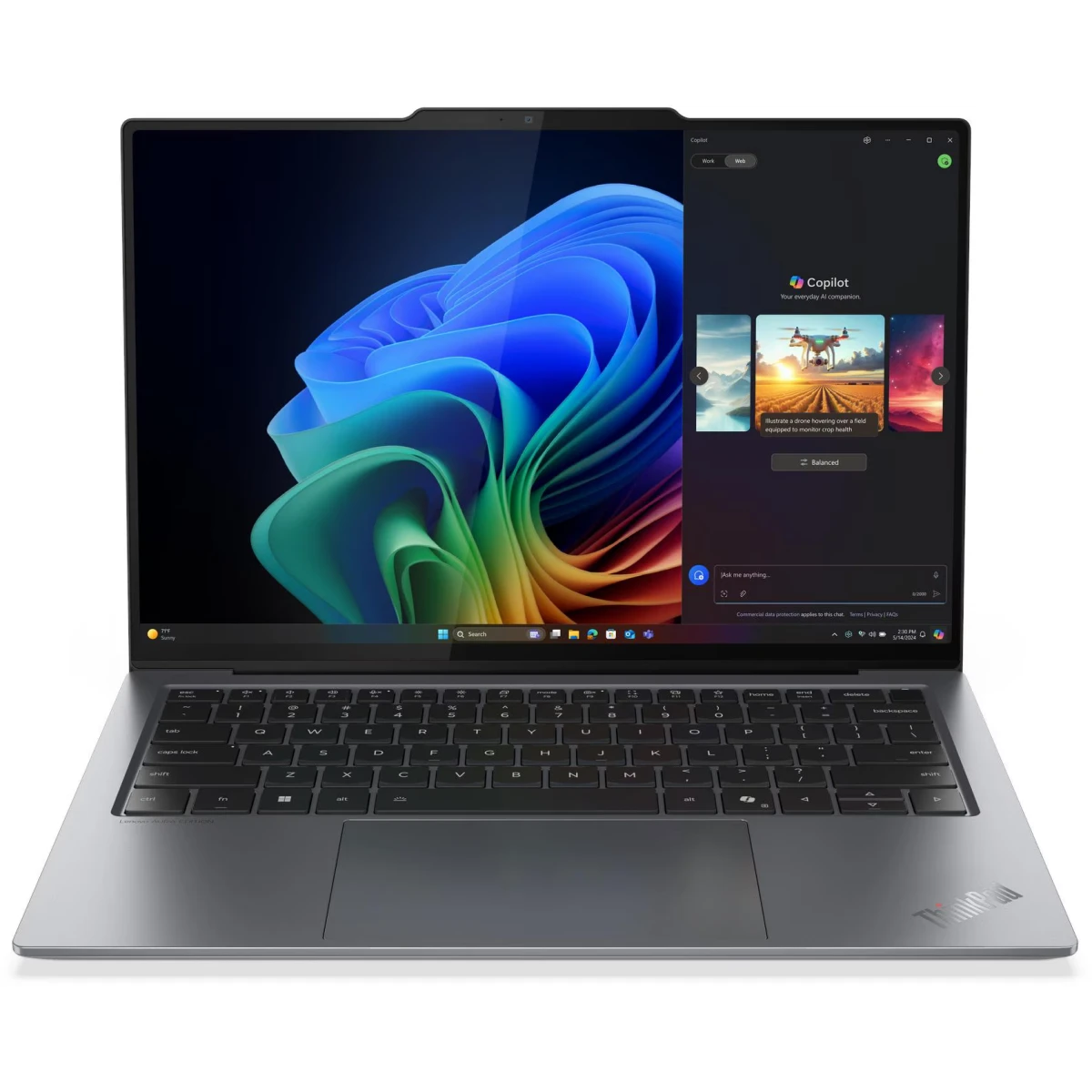 Ноутбук LENOVO ThinkPad X9-14 Gen 1 Aura Edition (21QA0004US) 14" WUXGA (1920x1200) OLED 400N, Ultra 7 258V, 32GB LPDDR5x-8533, 1TB SSD M.2, Arc 140V