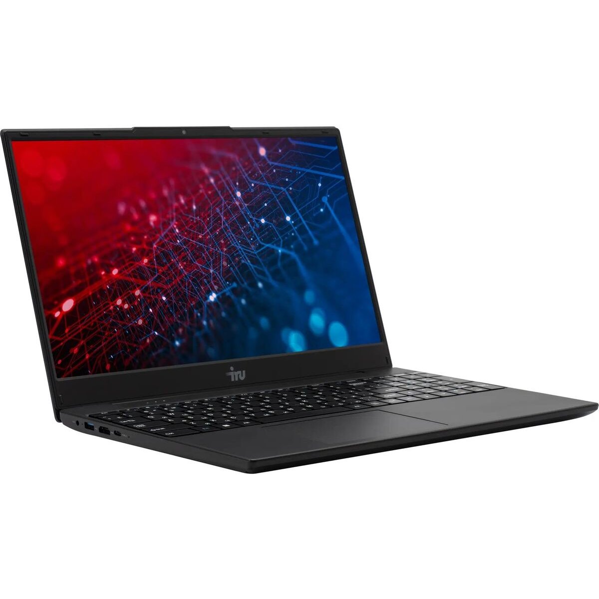 Ноутбук IRU Tactio 15ALG (2044618) Core i5 1235U 8Gb SSD256Gb Intel Iris Xe graphics 15.6" IPS FHD Windows 11 Pro black WiFi BT Cam