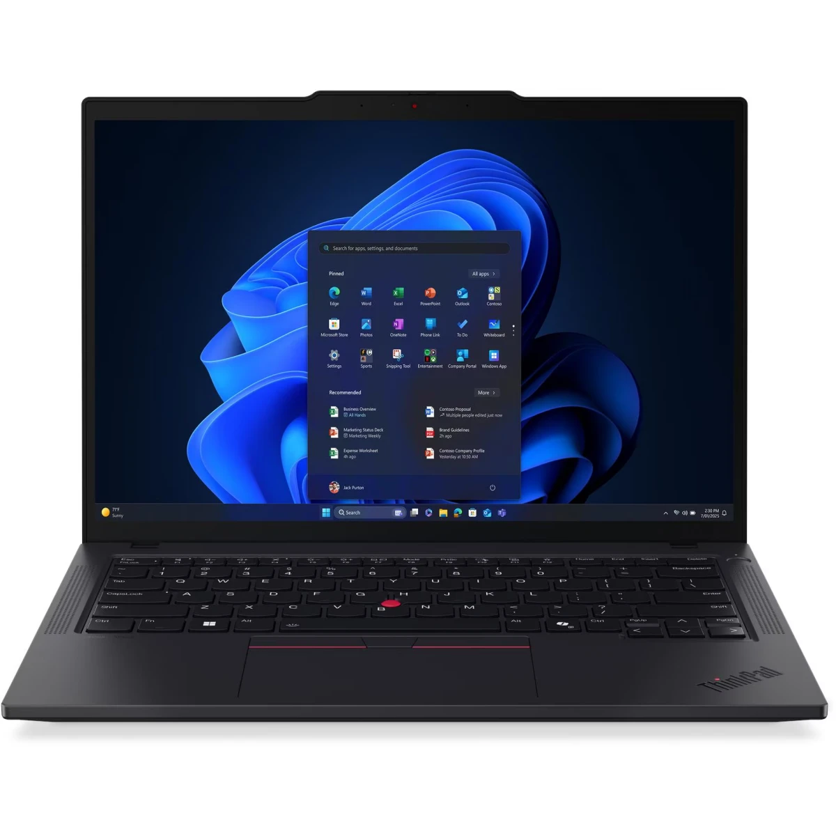 Ноутбук Lenovo ThinkPad T14 Gen 6 (21QG00ATGQ) 14" WUXGA (1920x1200) AG 400N, Ultra 5 228V, 32GB Soldered LPDDR5x-8533(MoP) 512GB SSD,Arc 130V, Wi-Fi7