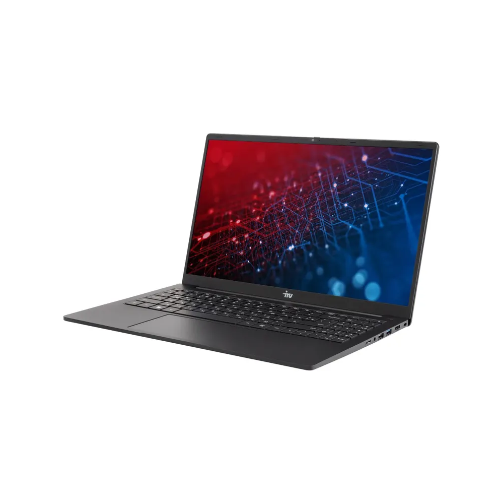 Ноутбук IRU Strato 15ALID5 (2150071-Win11Pro) Core i5 1235U 8Gb SSD256Gb Intel UHD Graphics 15.6" IPS FHD (1920x1080) black WiFi BT Cam 6000mAh