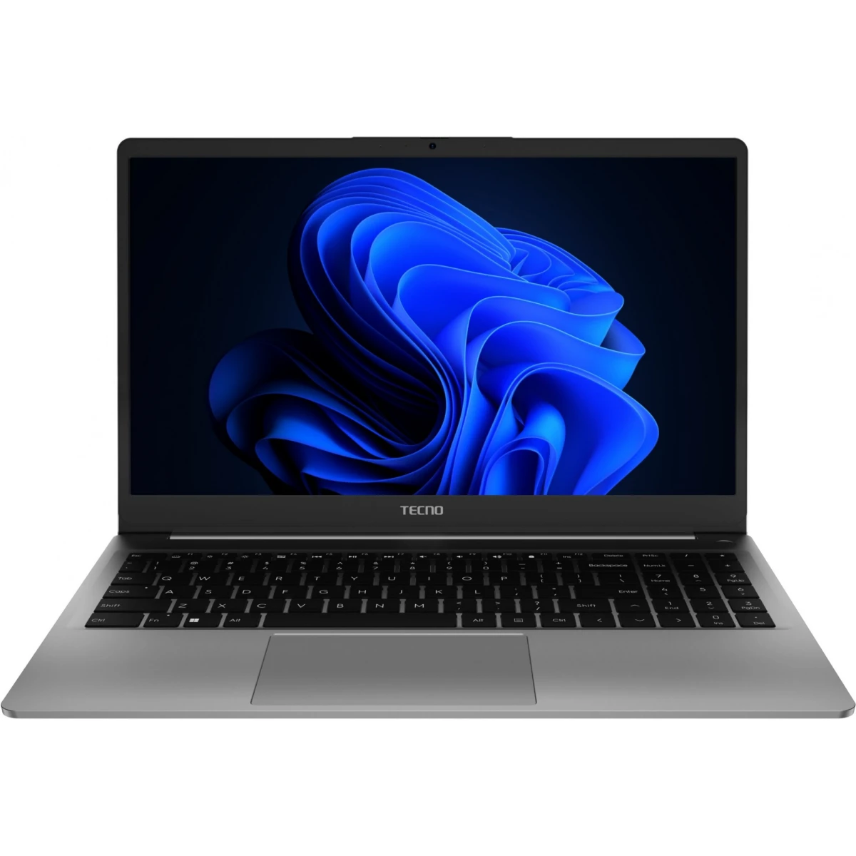 Ноутбук Tecno MegaBook K15SDA (71005000619-Win11H) Ryzen 5 7430U 8Gb SSD512Gb AMD Radeon Graphics 15.6" IPS FHD (1920x1080) grey WiFi BT Cam 6060mAh