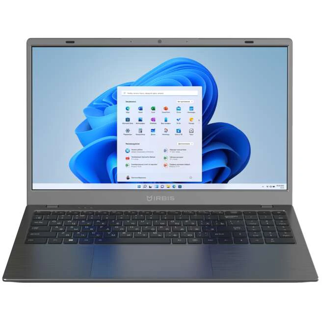Ноутбук IRBIS GroovyBook 15 (15NBP3001) Core I5-13600H, 16GB LPDDR5 +512Gb NVME SSD,15,6"LCD 1920*1080 IPS, Intel AX101 WIFI, Front camera 2MP, TPM2.0
