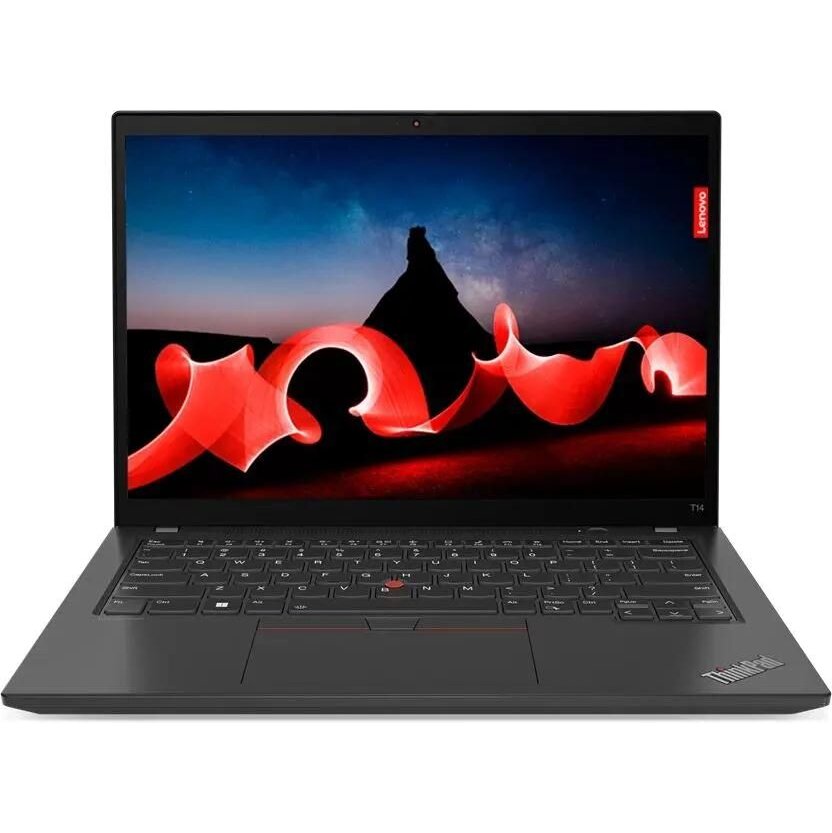 Ноутбук Lenovo ThinkPad T14 G4 (21HESGC100) Core i5 1335U 16Gb SSD1Tb Intel UHD Graphics 14" IPS WUXGA (1920x1200) Windows 11 Pro 64 black WiFi BT Cam