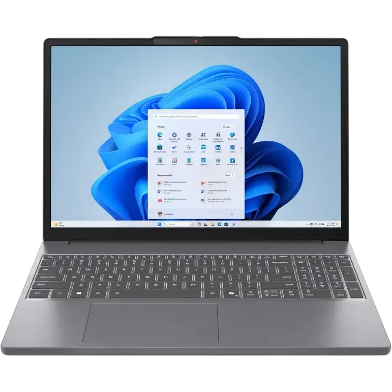 Ноутбук Lenovo IdeaPad Slim 3 16IRH10 (83K2005VPS) 16" WUXGA 1920x1200/Intel Core i5 13420H/8 Gb/512 Gb SSD/Intel UHD Graphics/No OS/серый/1.68 кг