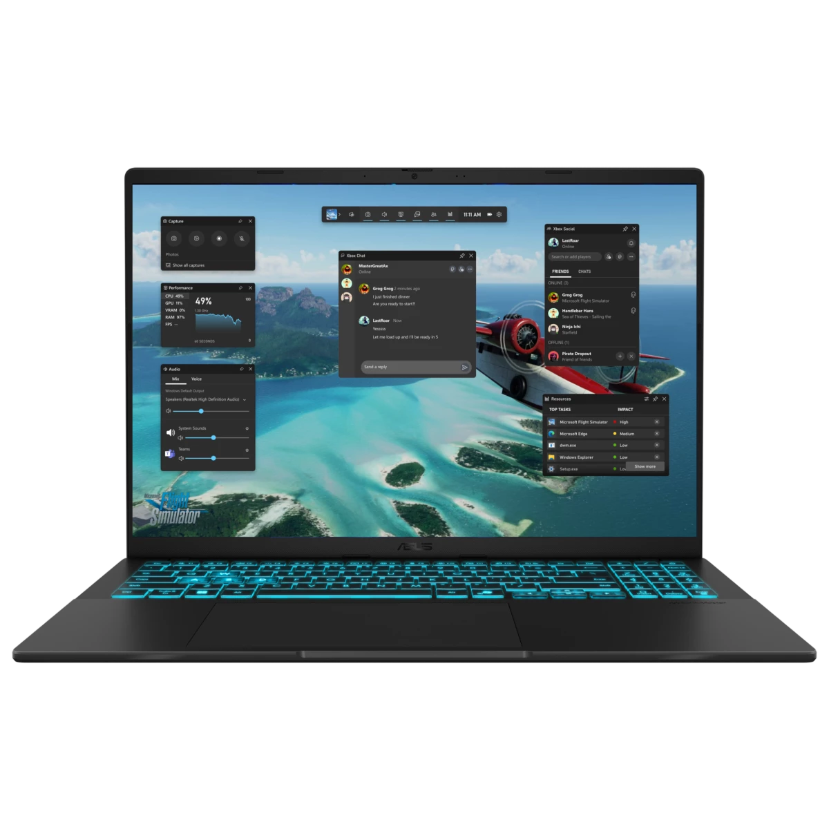 Ноутбук ASUS V16 V3607VP-RP031 (90NB16R1-M001M0) Core 7 240H 32Gb SSD 1Tb NVIDIA RTX 5070 8Gb 16 WUXGA IPS 63Вт*ч No OS Черный