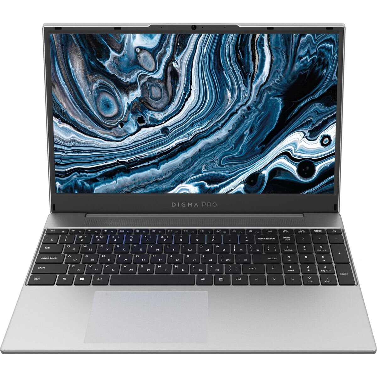 Ноутбук DIGMA PRO Breve (DN15R5-ADXW09) 15.6", IPS, AMD Ryzen 5 7430U 2.3ГГц, 6 ядер, 16ГБ DDR4, 512ГБ SSD, AMD Radeon, Win11 Pro, серебристый