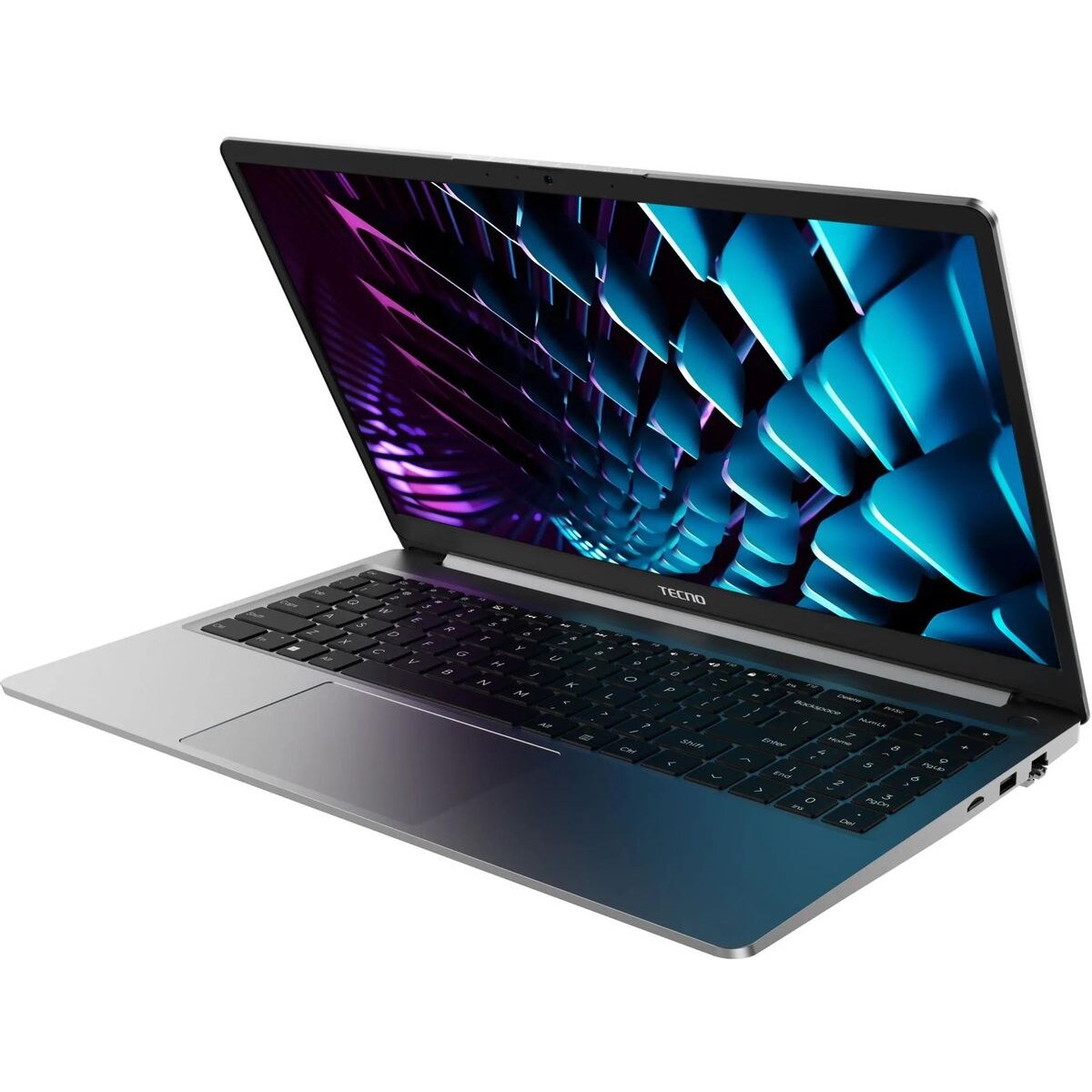 Ноутбук Tecno MegaBook K15SDA (71005000256) Ryzen 5 7430U 16Gb SSD1Tb AMD Radeon Graphics 15.6" IPS FHD (1920x1080) Win11Home grey WiFi BT