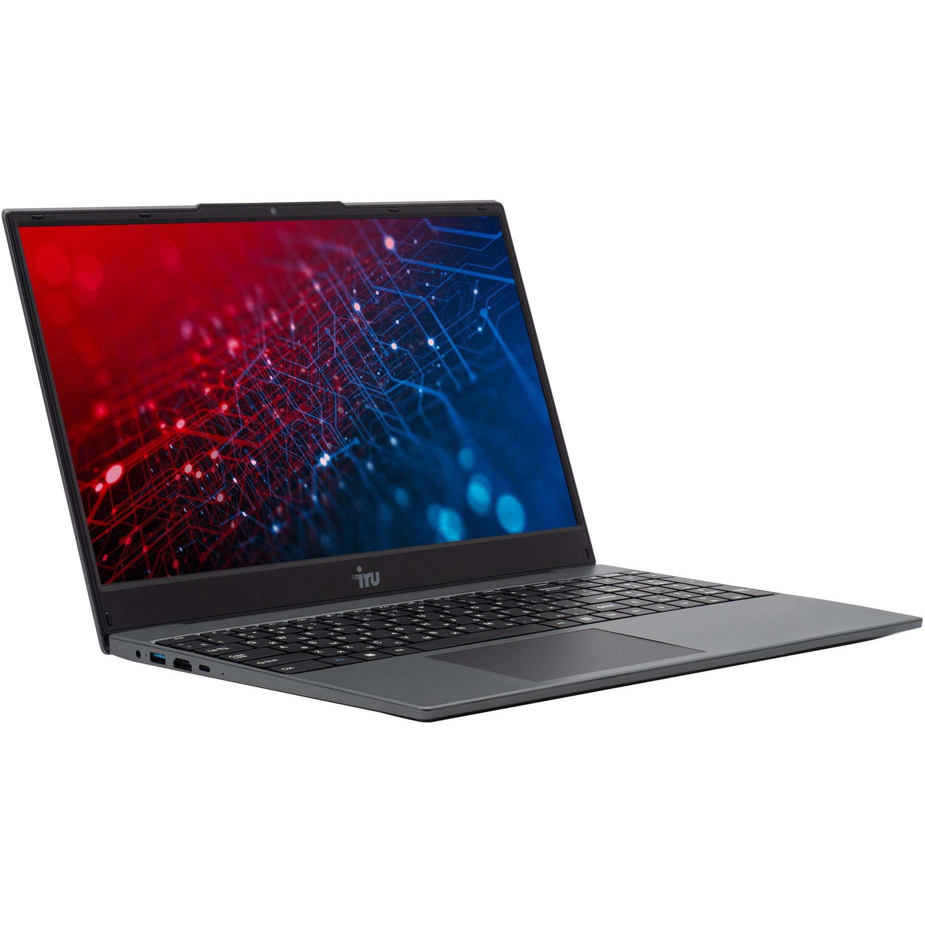 Ноутбук IRU Tactio 15PHC (2045999) Ryzen 5 7430U 8Gb SSD256Gb AMD Radeon Rx Vega 7 15.6" IPS FHD (1920x1080) Windows 11 Pro black
