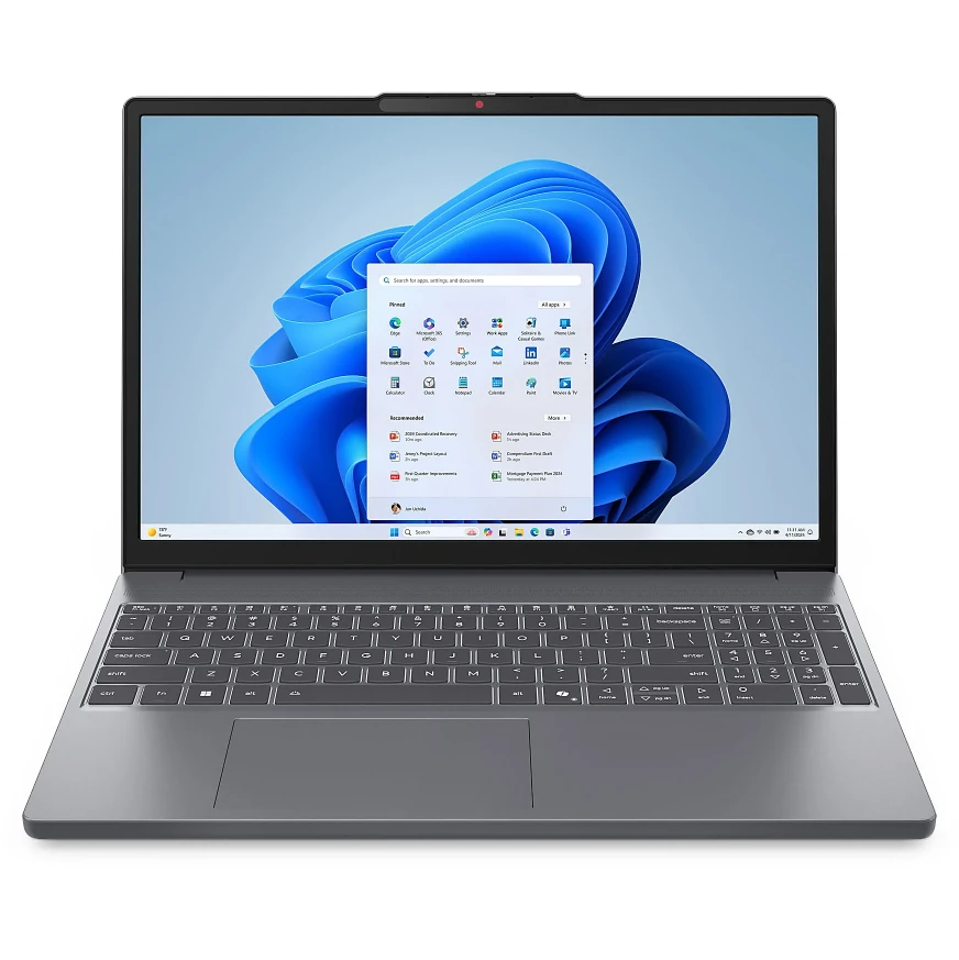 Ноутбук LENOVO IdeaPad Slim 3 15ARP10 (83K700GPFE) 15.3" IPS WUXGA серый (AMD Ryzen 7 7735HS/16Gb/512Gb SSD/VGA int/noOS)