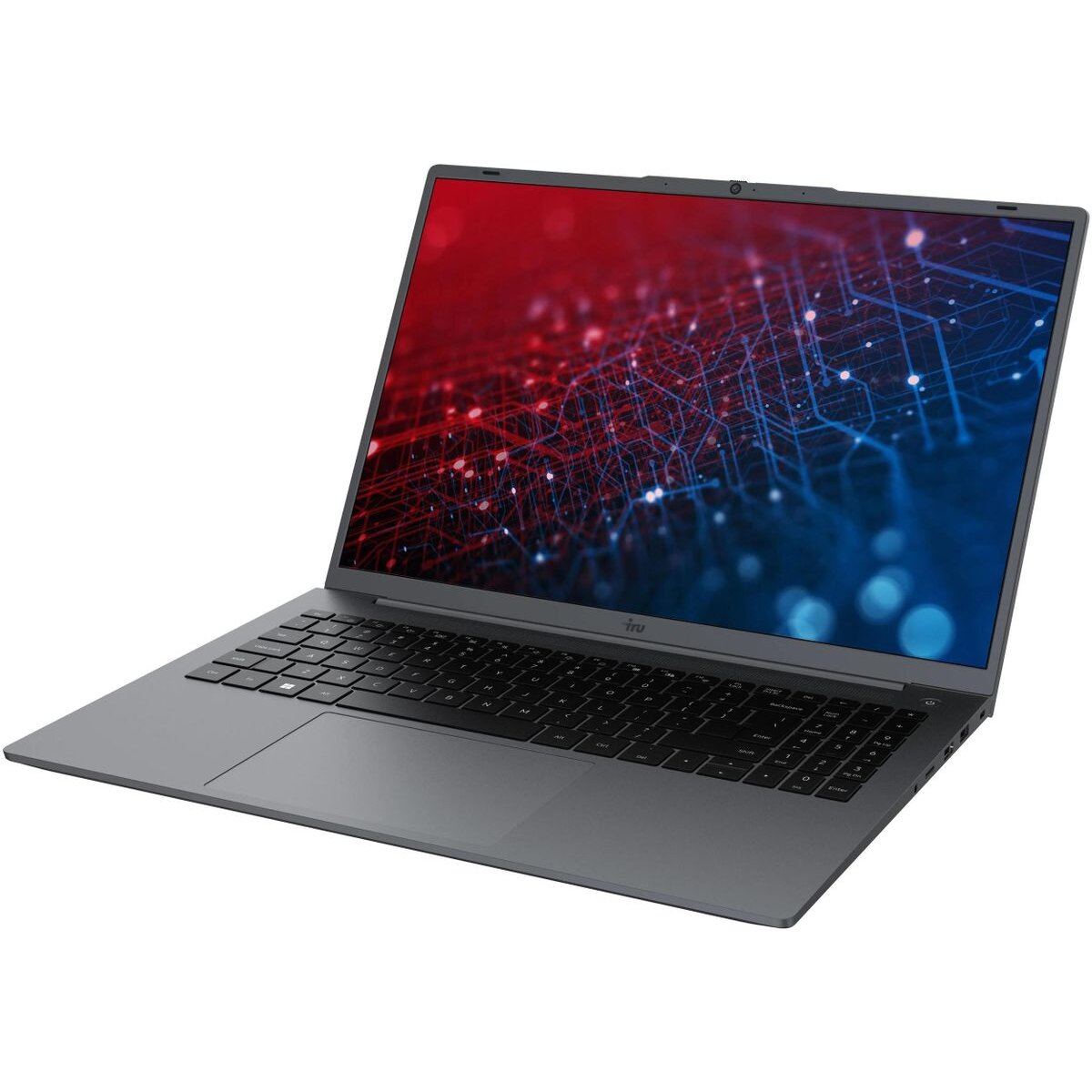 Ноутбук iRU Tactio 16ARB (2110097) 16", IPS, AMD Ryzen 5 5500U 2.1ГГц, 6-ядерный, 16ГБ 512ГБ SSD, Intel UHD Graphics, Windows 11 Pro, серый