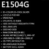 15.6" Ноутбук ASUS Vivobook Go 15 E1504GA-BQ551 серебристый
