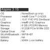 15.6" Ноутбук Acer Aspire 3 A315-510P-35V7 серебристый