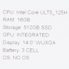 14" Ноутбук Lenovo IdeaPad Slim 5 14IMH9 серый