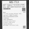 17.3" Ноутбук MSI Katana 17 B12VEK-270RU черный